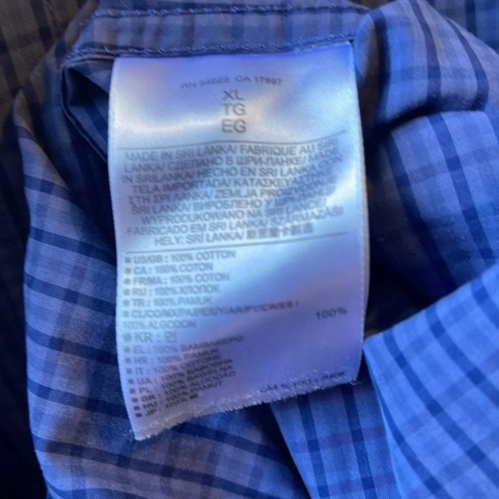 Banana Republic Slim‎ Fit Blue Button Down Shirt